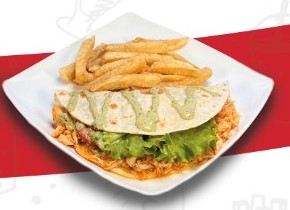 Quesadilla con papas, imagen de la carta
